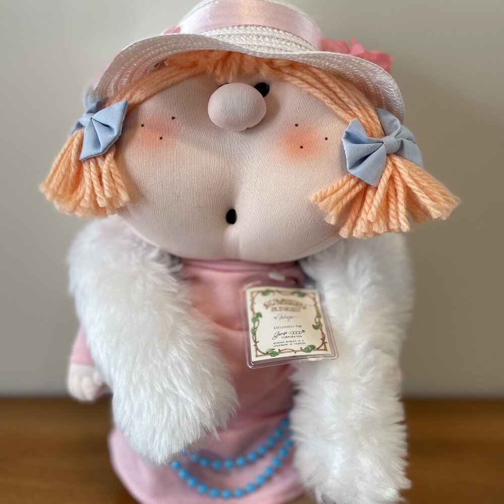 Vtg Bumpkin Bunkies Bootsy Doll “All Dressed Up” w/tag1984 Fabrizio
